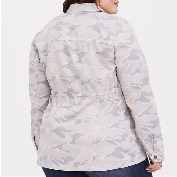 Camo Twill Anorak Jacket - Picture 3 of 3